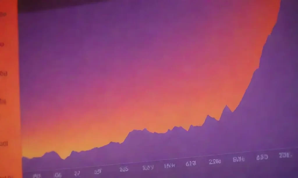 El atardecer vibrante se mezcla con el fondo