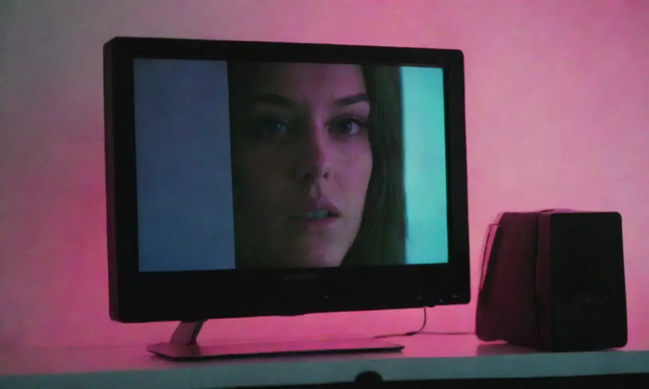 El sueño se desvanece con tonos eléctricos y la pantalla refleja el caos digital