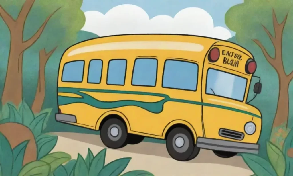 Los niños exploran con intriga y sueños en un autobús escolar