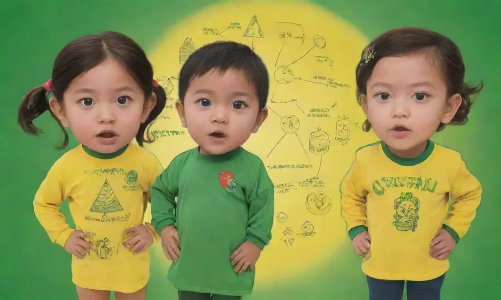 Dos niños bilingües frente a un enigma