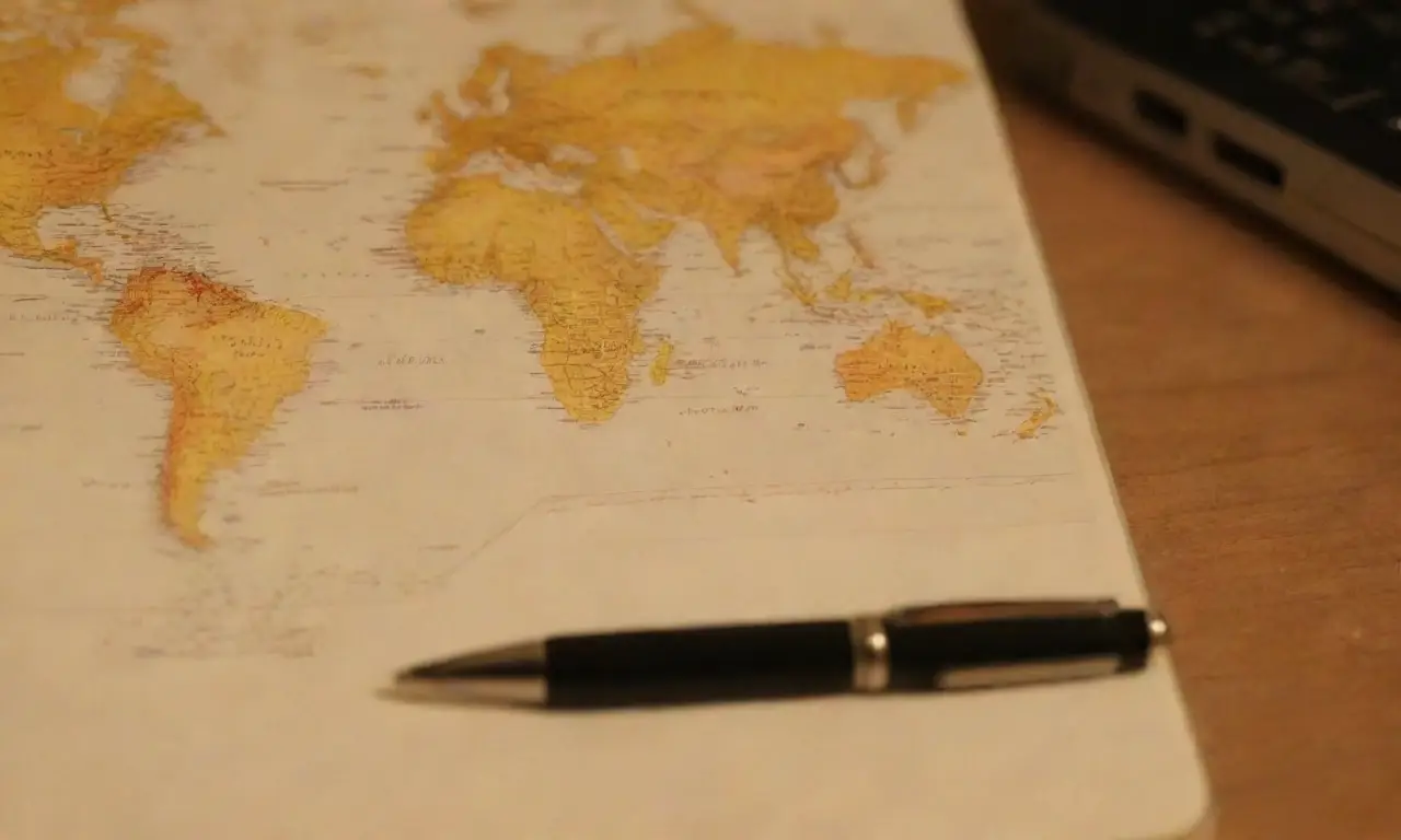 La mañana despierta con un mapa del mundo en pantalla