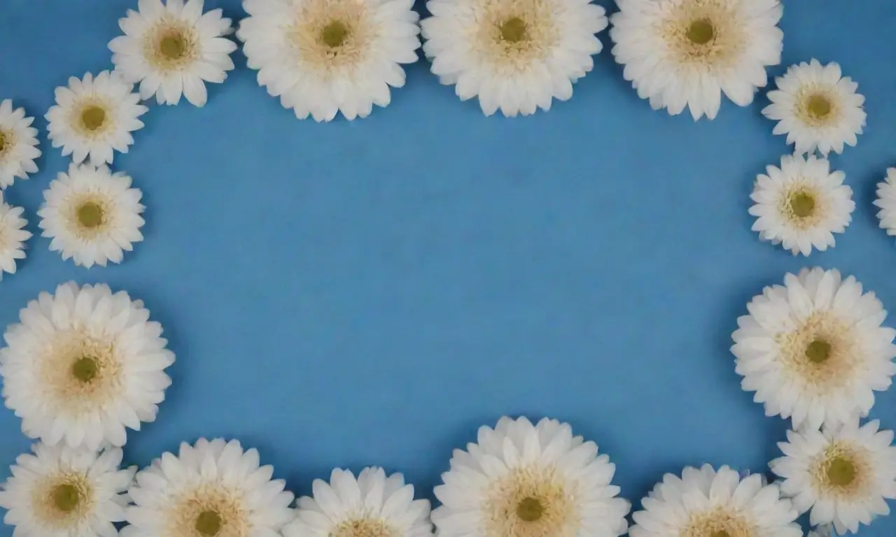 La cultura se expande en tonos azules sobre un fondo blanco y flores de colores pastel