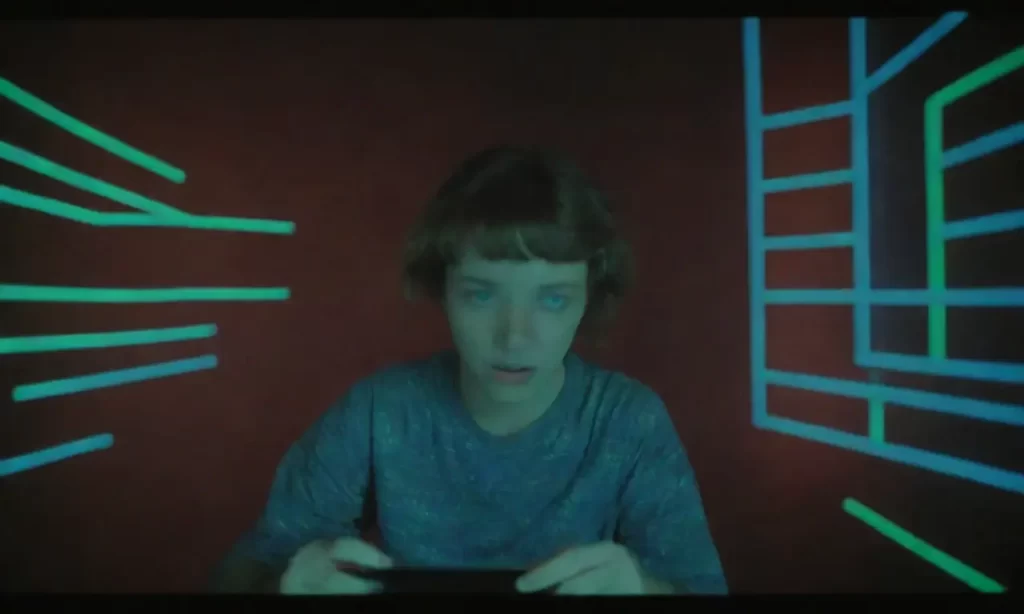 La pantalla verde emite luz