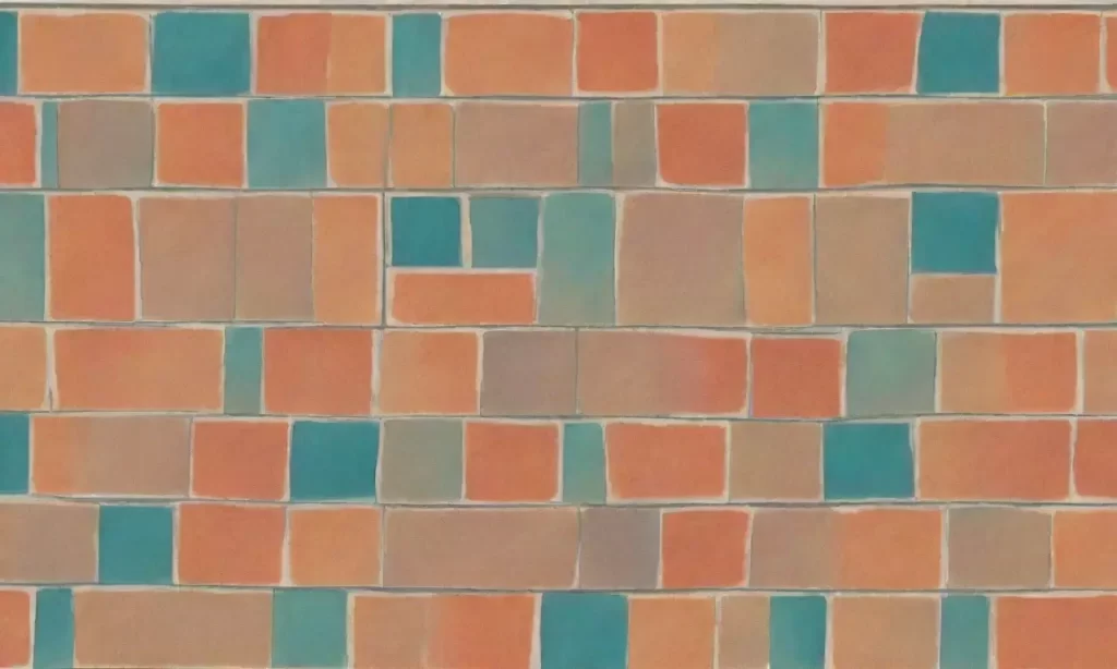 La habitación está llena de texturas y colores