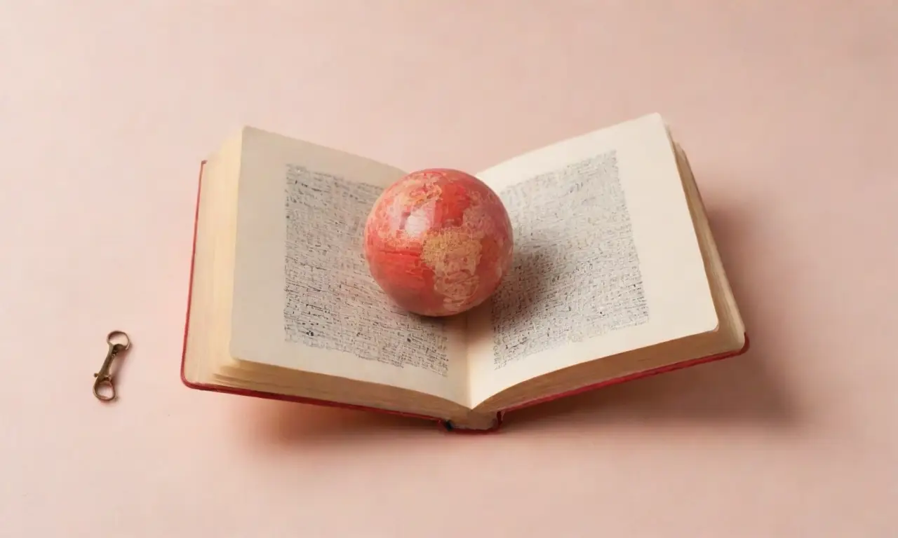 Un mundo se gira en tinta y letras, con libros como recordatorios de la sabiduría y la ciencia