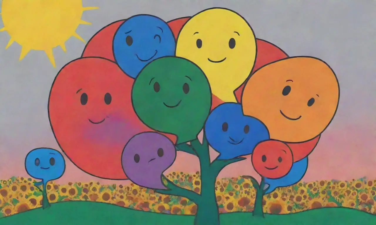 Un mundo ilustrado con colores y preguntas.