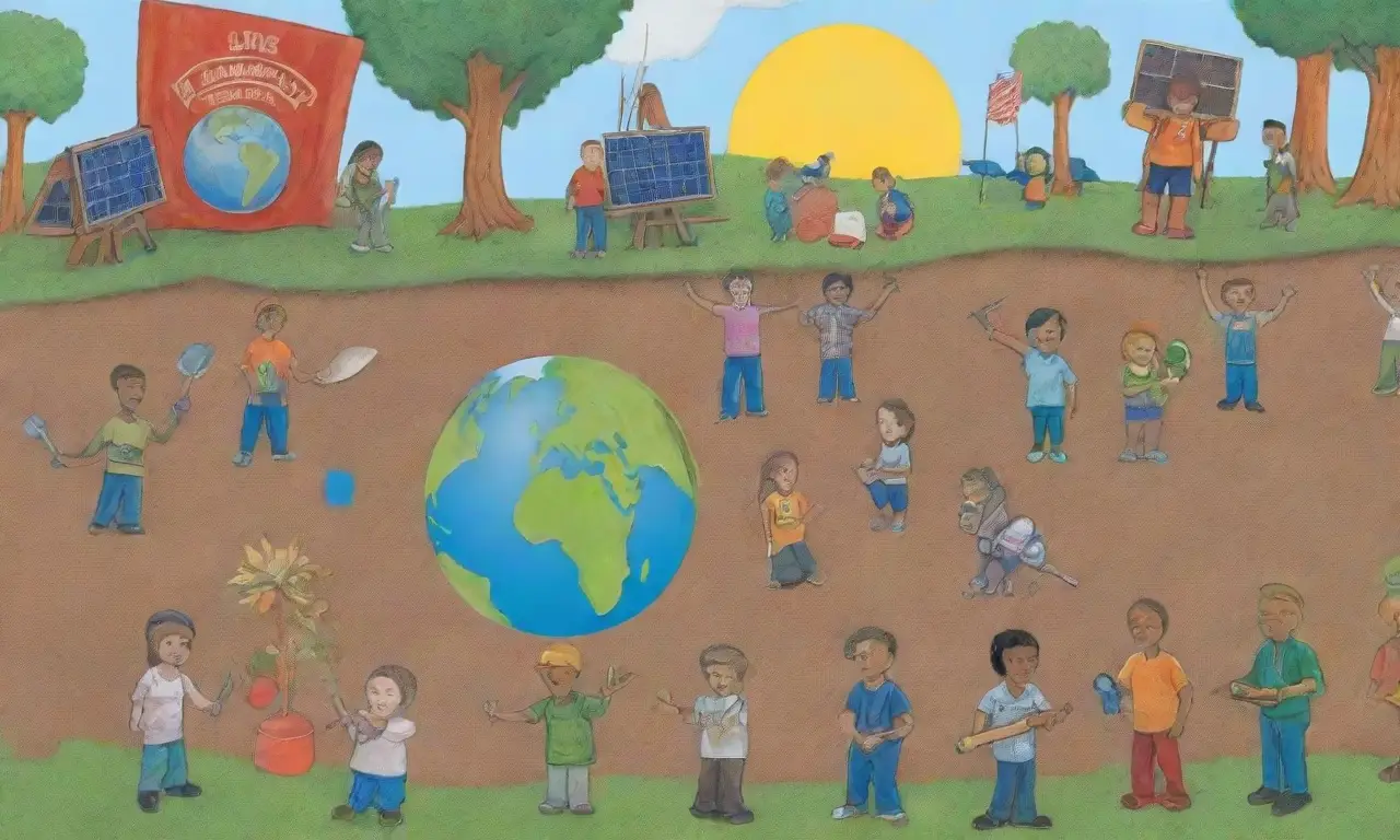 Proyectos educativos de acción y una representación visual global