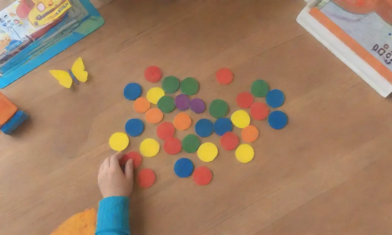Un día de luz brillante para la imaginación de niños
