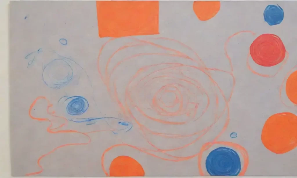 La creatividad se desenvuelve en un lienzo de tonos grises y rojos