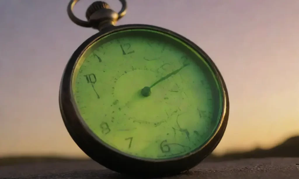 Imágenes abstract e un tic-tac del tiempo inundan el lienzo