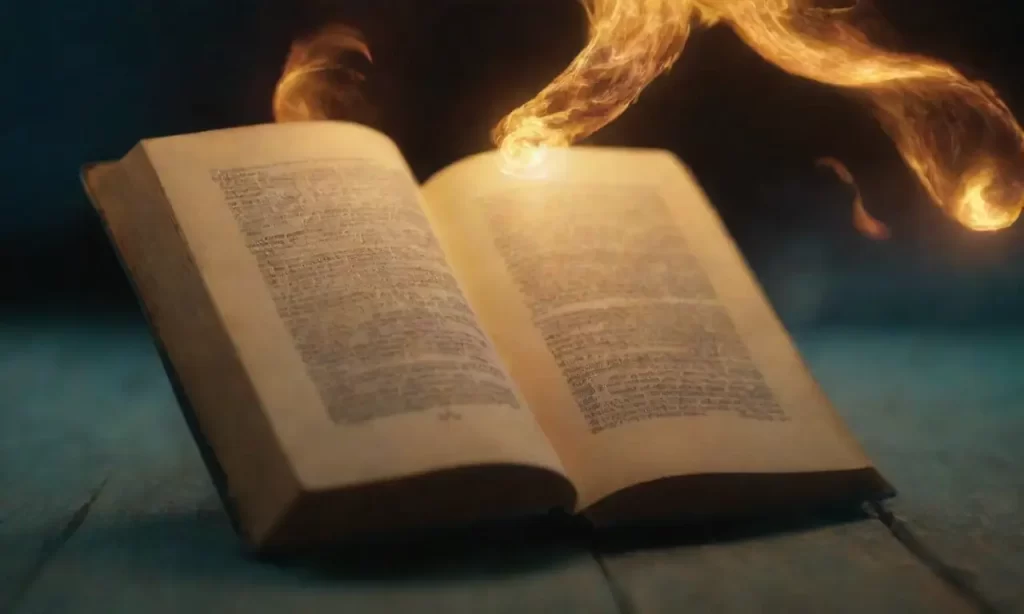 El libro revela nebulosas y un texto en azul