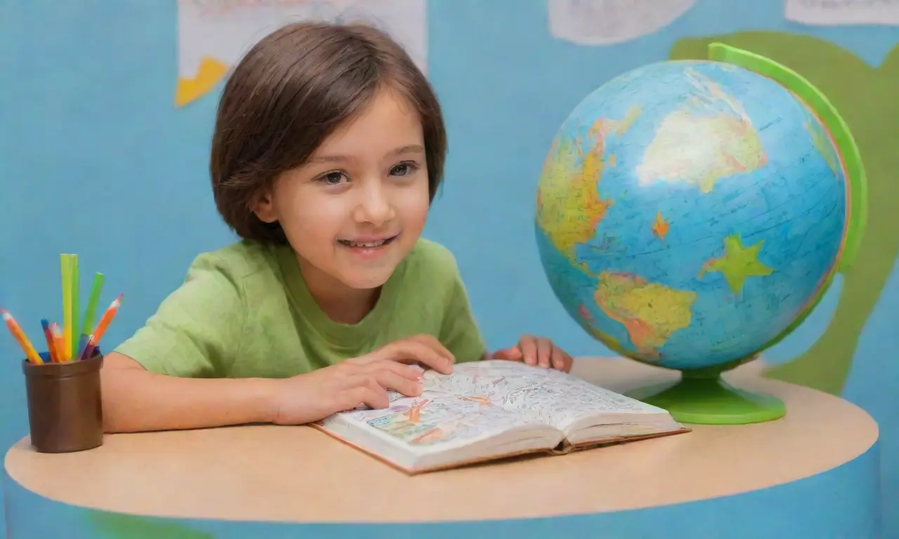 Un mundo de arte y aprendizaje. (A world of art and learning.)