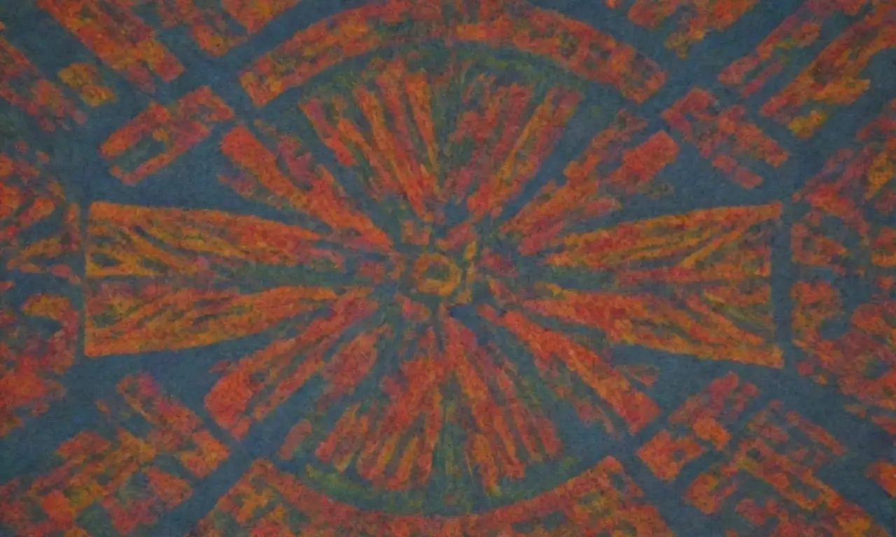 Textiles danzan con patrones y símbolos, revelando una vida diversa