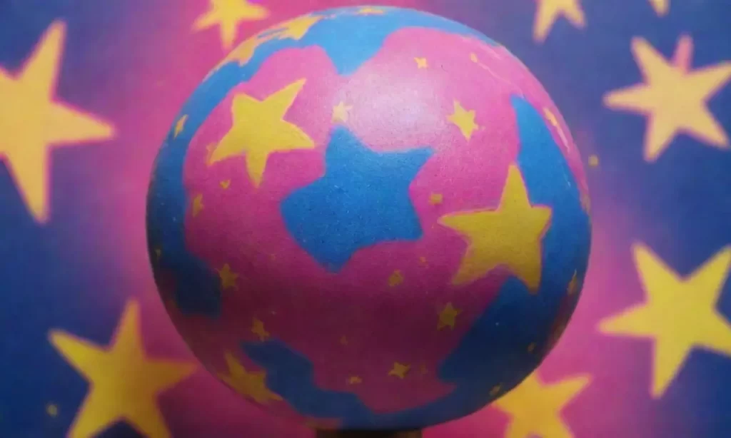 Un globo de colores
