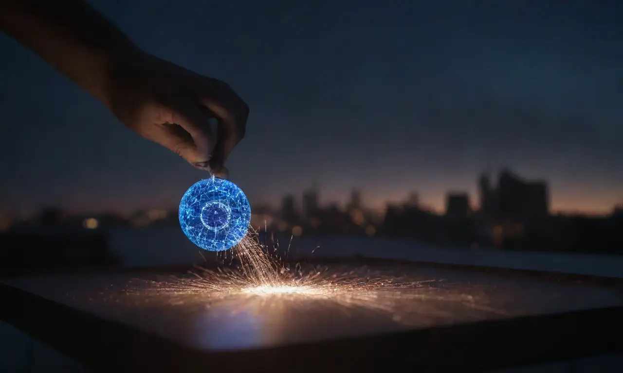 La tecnología y el futuro se revelan en un caleidoscopio de movimiento
