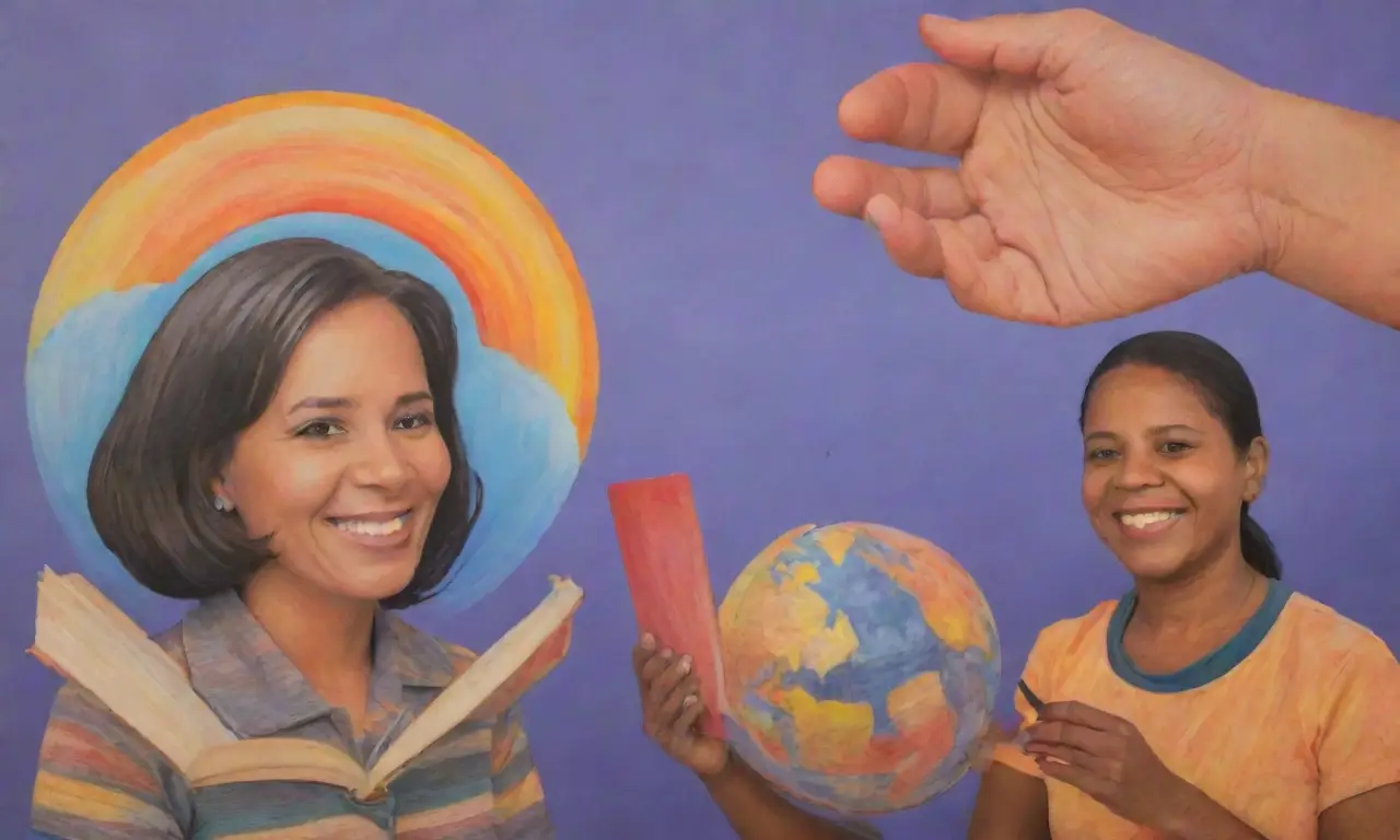 La educación brilla en un atardecer vibrante