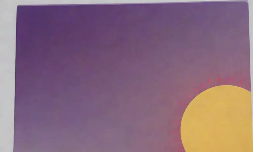 La página es un caleidoscopio de colores y luz