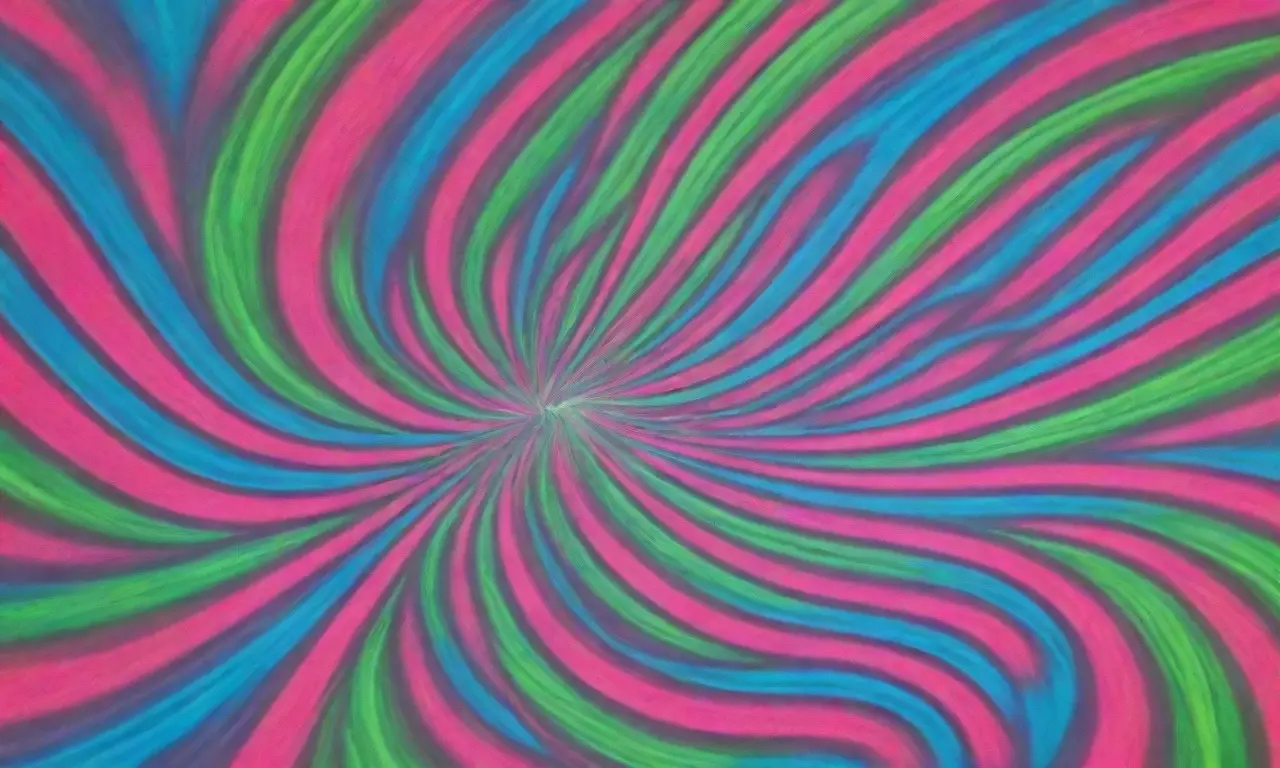 Un vortex vibrante de rosa neón, azul electrizante y verde fluorescente que transforma en galaxias pulsantes. **Translation:** A vibrant vortex of pink neon, electric blue, and fluorescent green that transforms into pulsating galaxies. Let me know if youd like to try another!