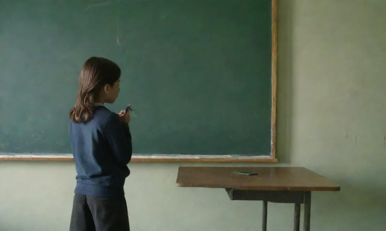 La escuela está vacía, llena de recuerdos y sombras