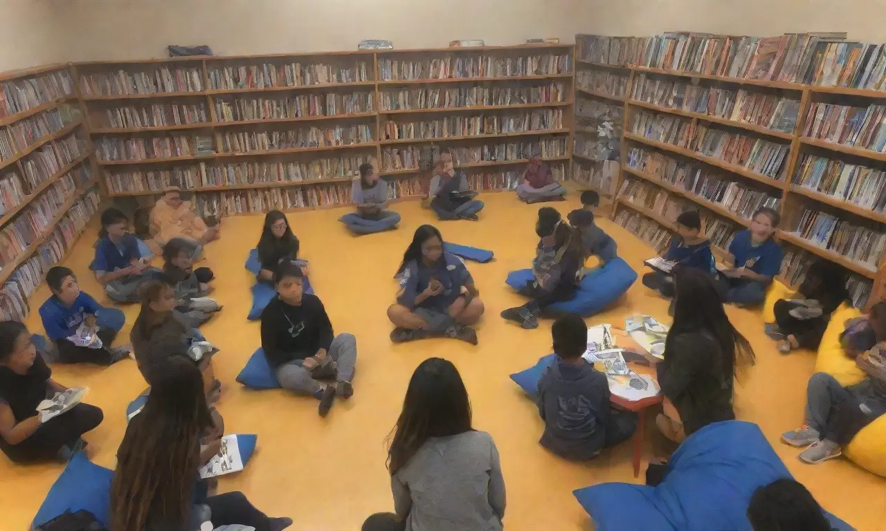 Estudiantes trabajando con foco en el silencio