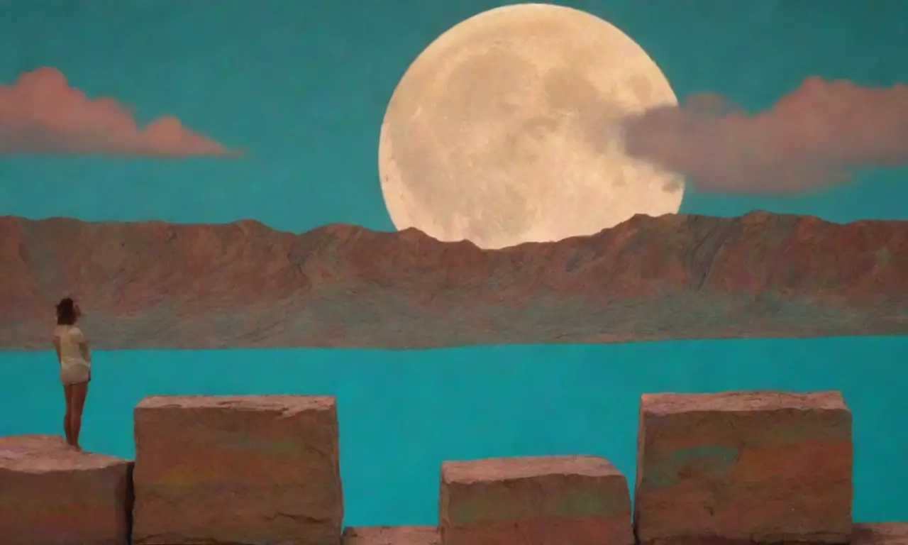 Las ilustraciones combinan formas abstractas con elementos naturales