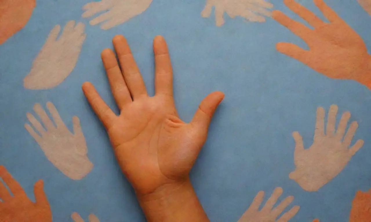 Un corazón del arte, con la esperanza de un futuro vibrante