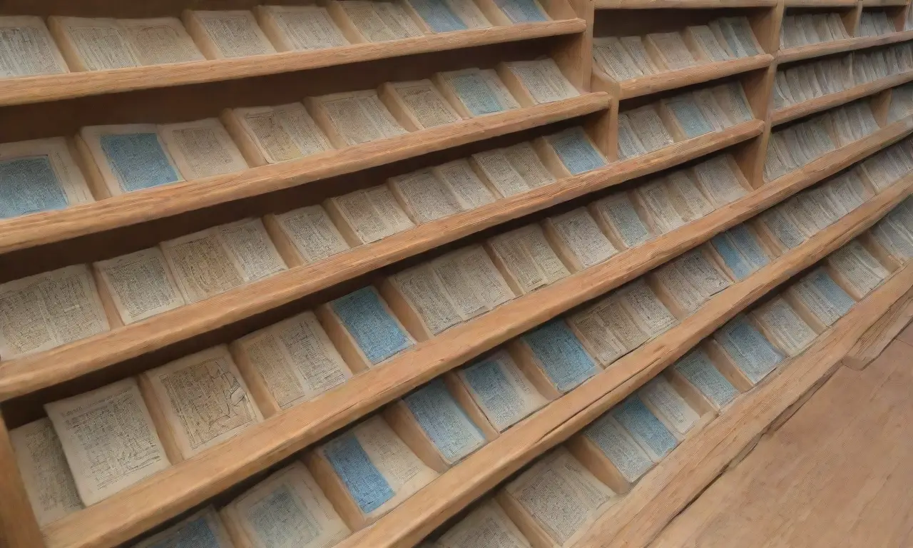 Las aulas son un laberinto de libros y mapas. (The classrooms are a labyrinth of books and maps.)