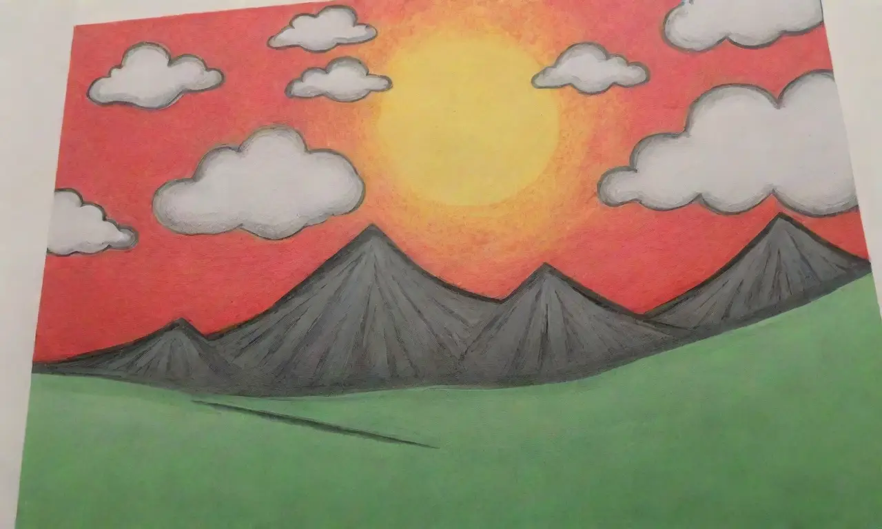 La página de un libro desatar y los rayos dorados iluminan la vista  mientras la hoja se llena de colores