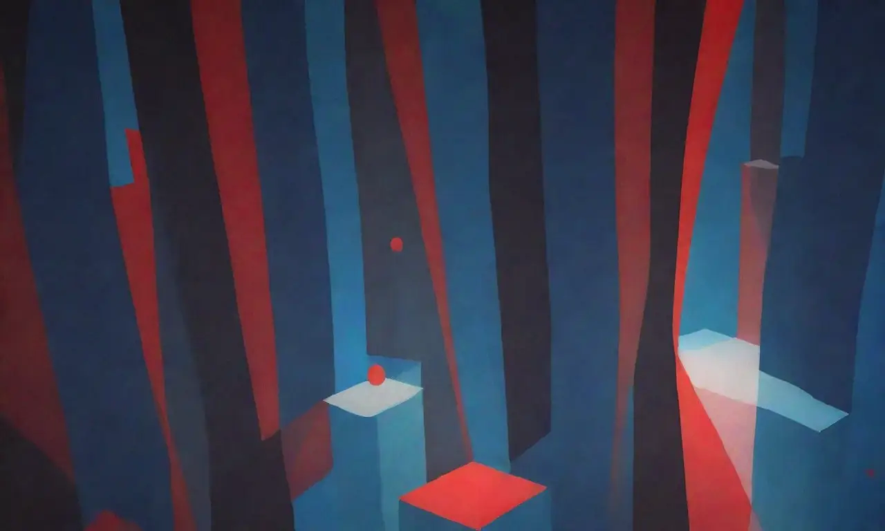 En la pantalla, imágenes fragmentadas y conexiones digitales emergentes desafían los límites del espacio y el tiempo