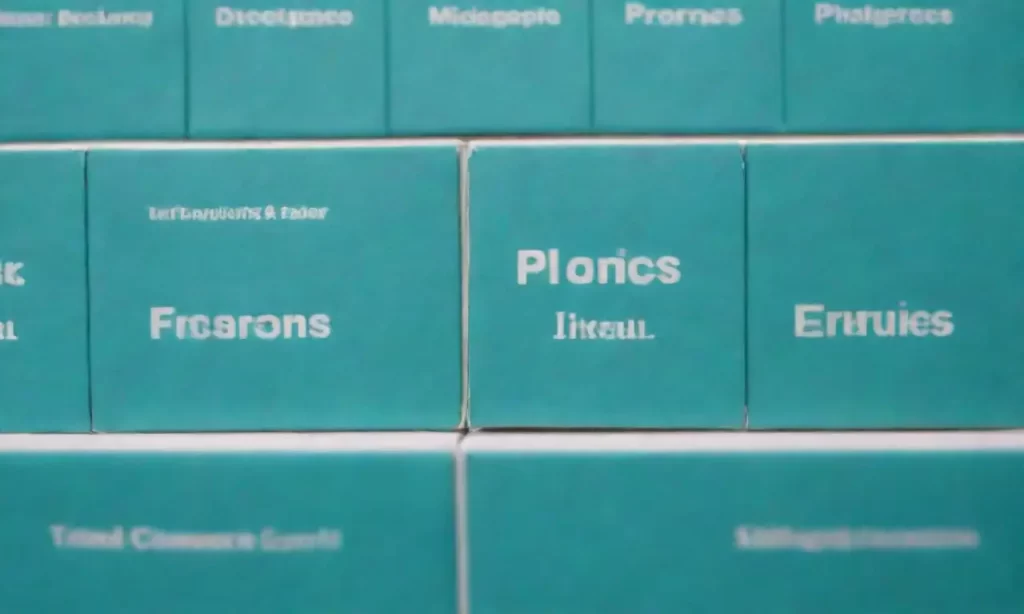 Una cuadrícula limpia de cajas azules con bordes blancos claros