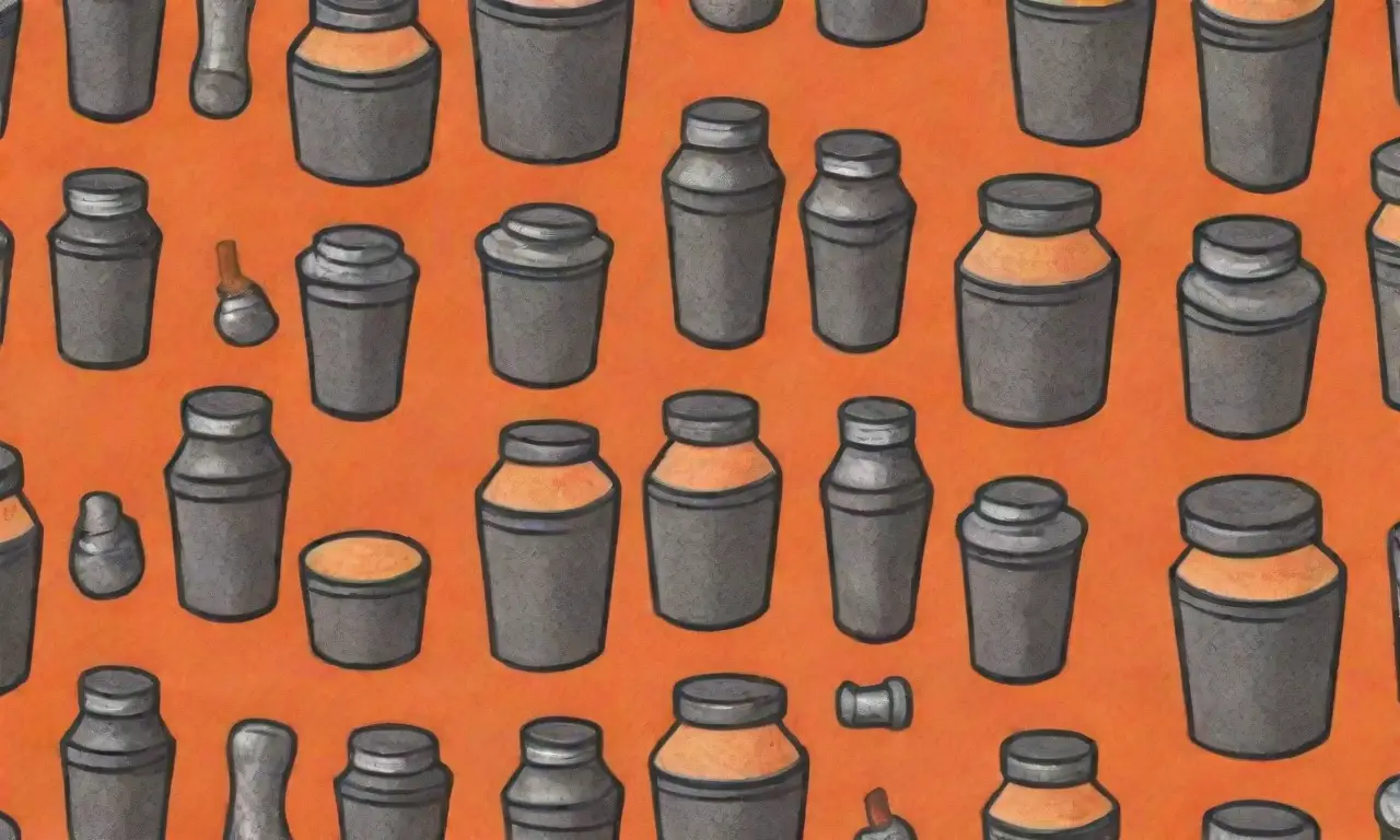 Un mosaico dinámico de atletas, batidos saludables, platos equilibrandos y pesas en tonos oscuros se despliega en un fondo de color naranja estroboscópico