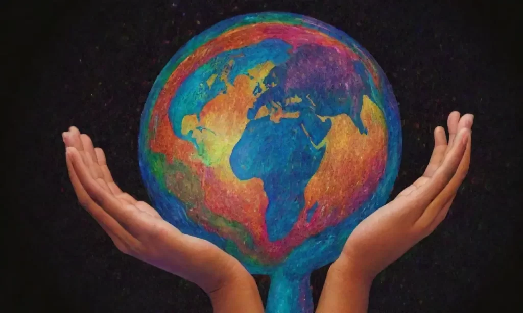 La energía plasma un mundo lleno de asombro e solidaridad