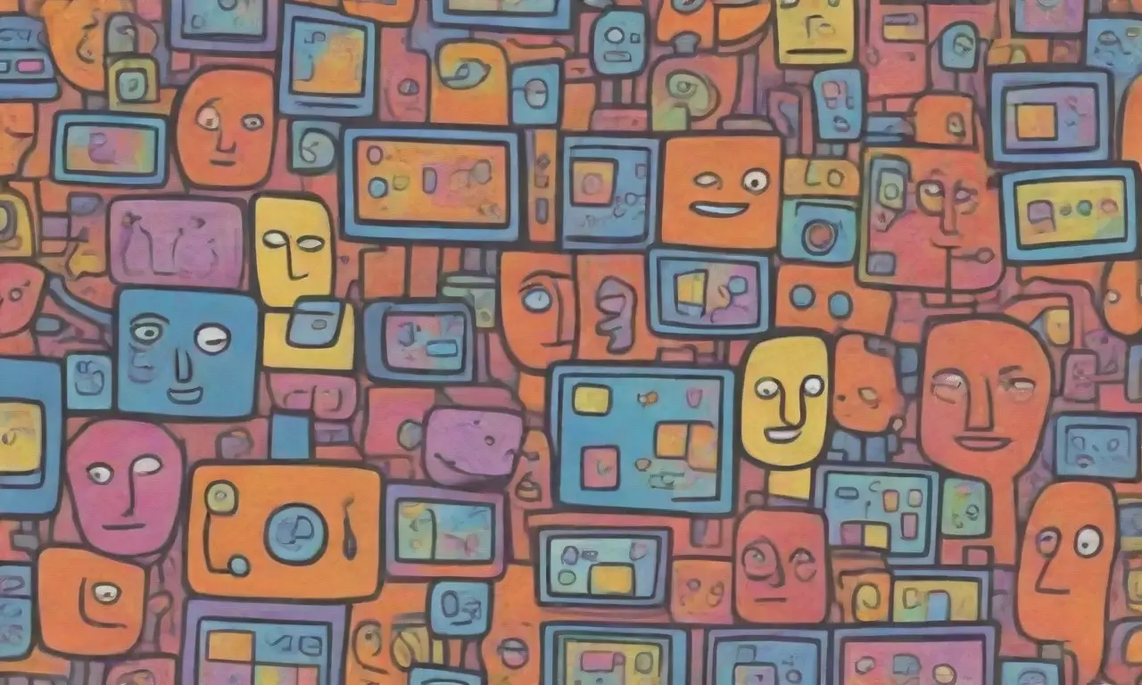 En esta pantalla, abstractos patrones y luces dan vida al digital