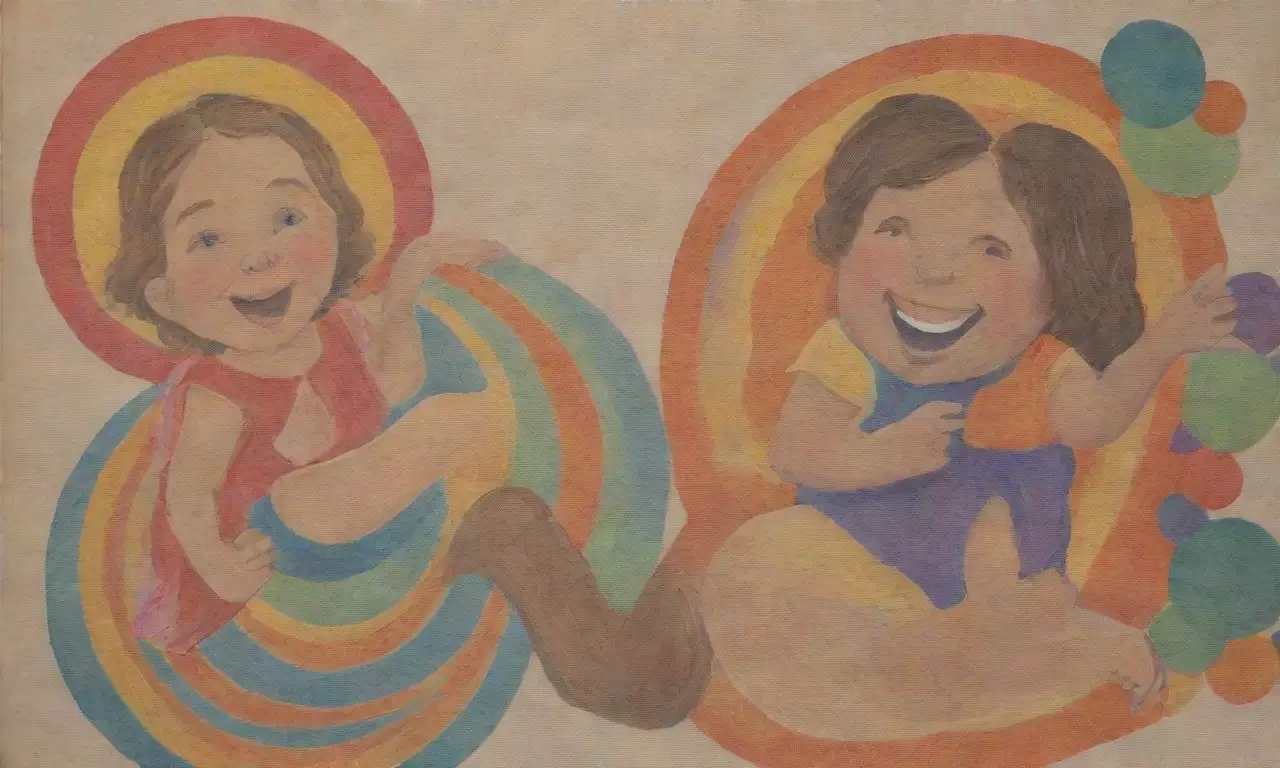 La habitación vibra con la alegría de los niños