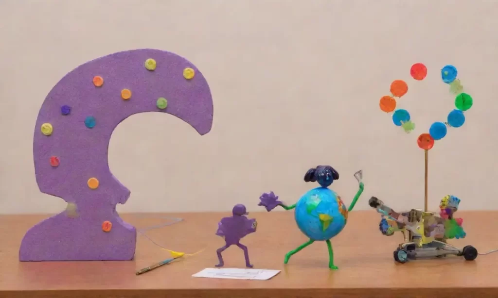 Un mundo de ciencia y colores se despliega en la escena
