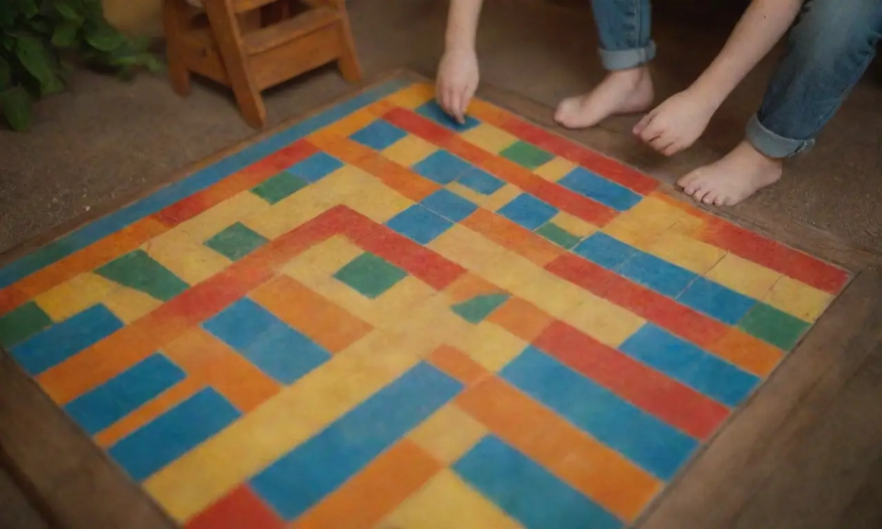 Las imágenes muestran un caleidoscopio de colores y juegos infantiles