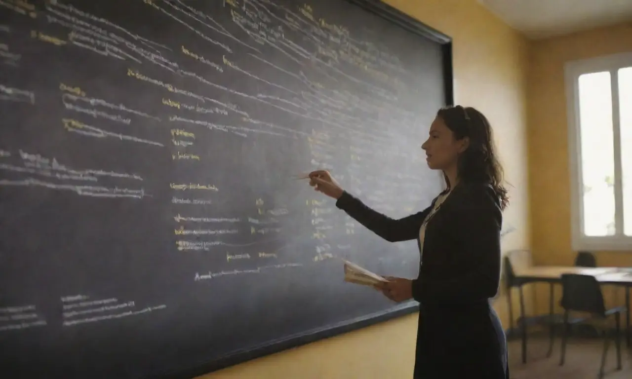 Un aula de tecnología con la promesa del aprendizaje