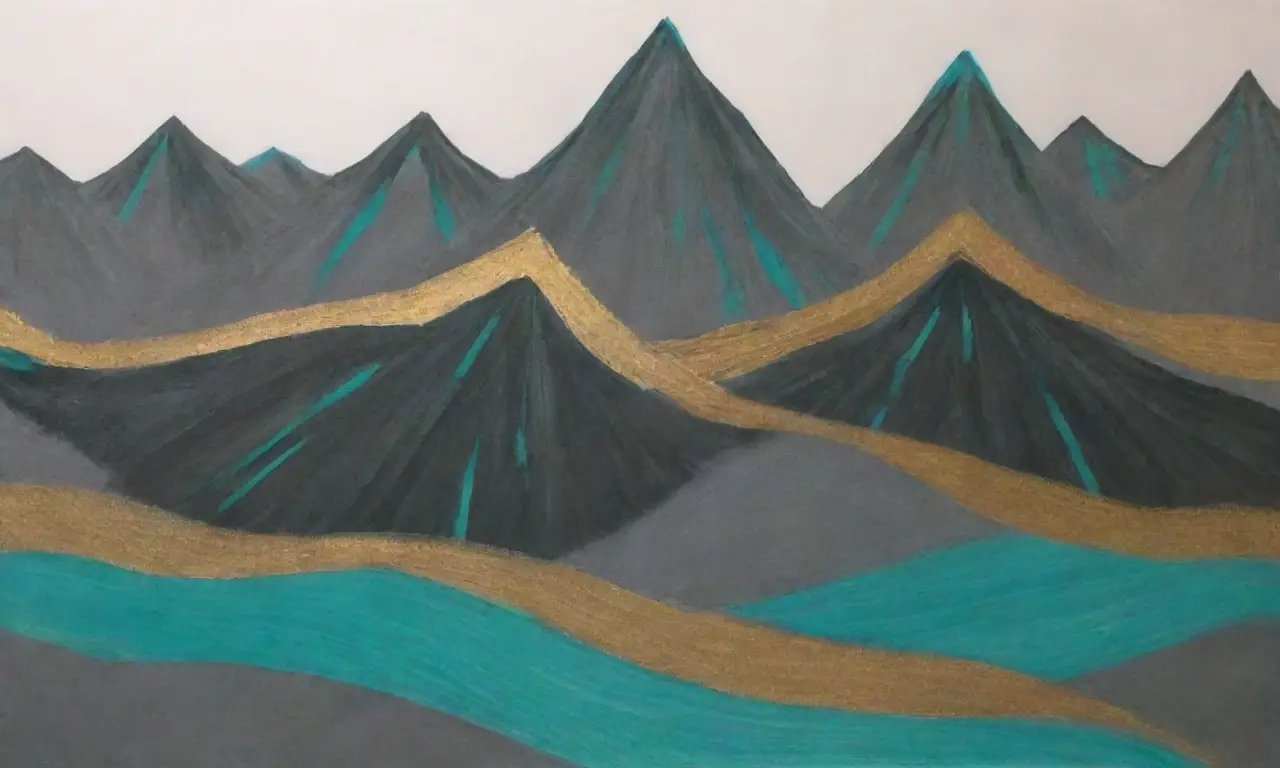 La página está bañada en colores y formas abstractas
